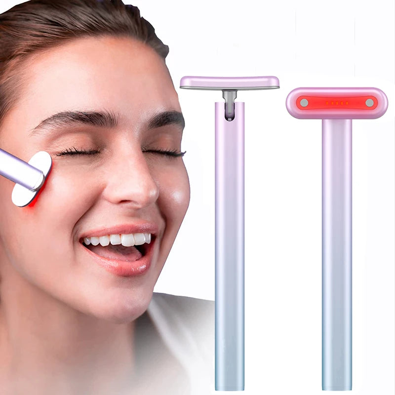 LED Red Light Therapy Facial Massage Tool