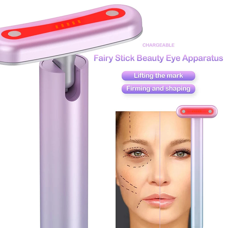 LED Red Light Therapy Facial Massage Tool