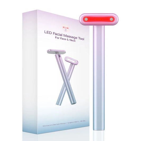 LED Red Light Therapy Facial Massage Tool